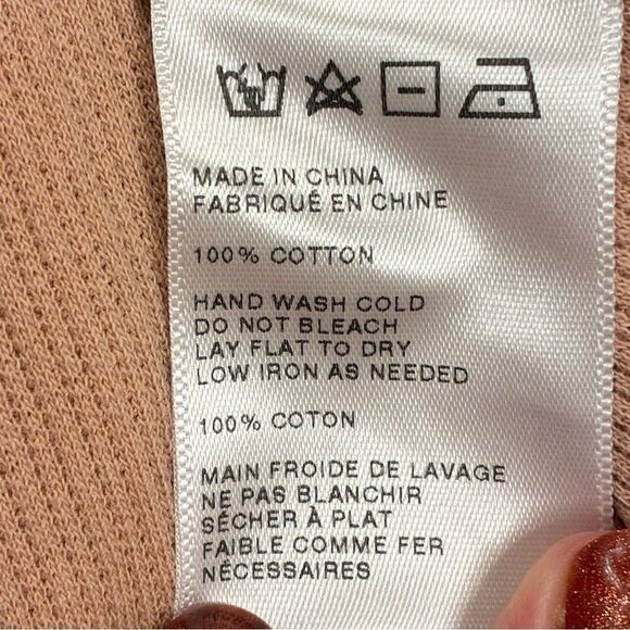 ANTHROPOLOGIE DELETTA Flutter Sleeve Sweater January Pink Women’s Size XL - Picture 7 of 7